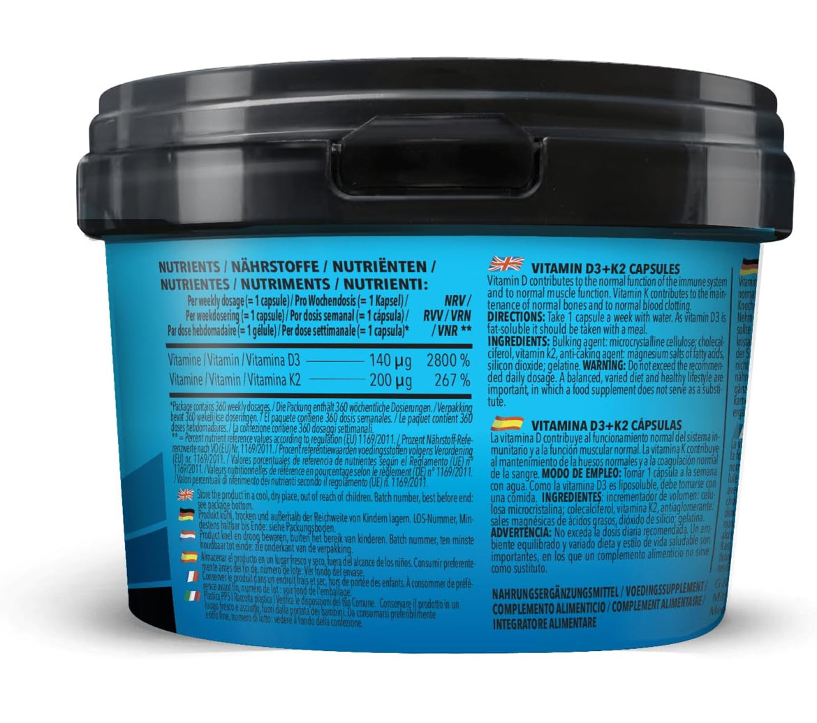 Bodylab24 Vitamin D3+K2