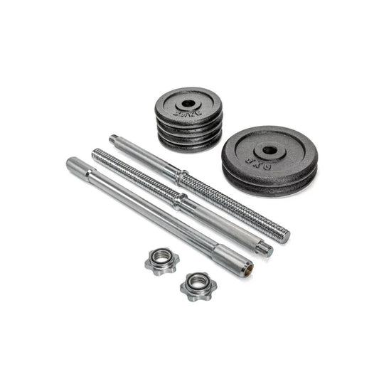 Langhantelset inkl. 6 Gewichten