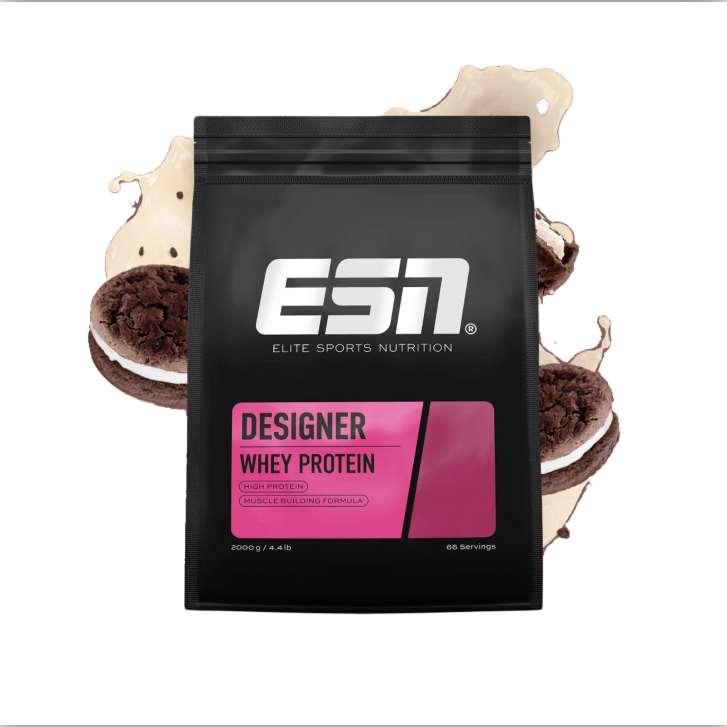 esn whey protein dark cookies cream flavor 2 kg beutel von gymdoc